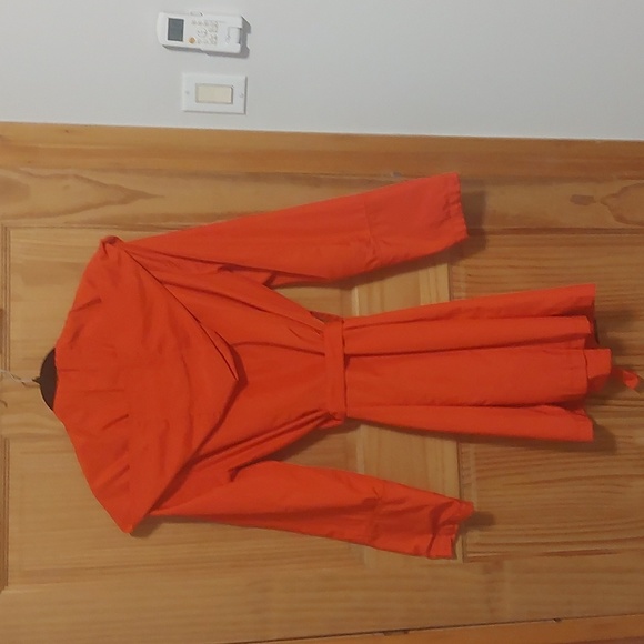 Red Trench Coat - Picture 4 of 4